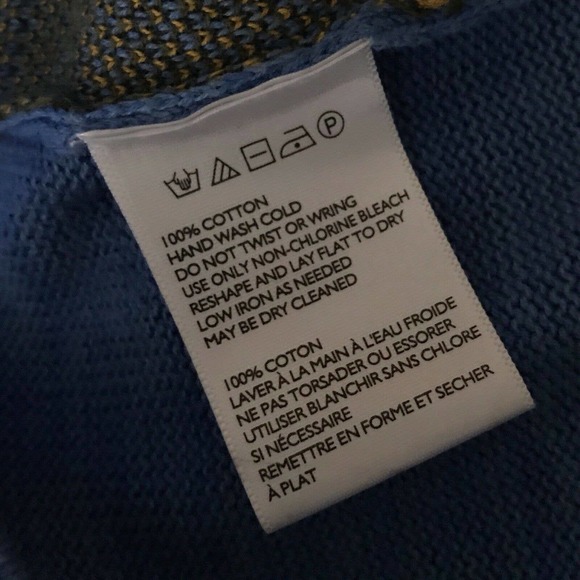 Cooperative Urban Outfitters Blue Palm Tree Sweater Open Strap Back Size XS - Picture 9 of 10